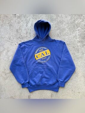 Vintage Russell Athletic CAL University Of California Berkeley Blue Hoodie Sz S